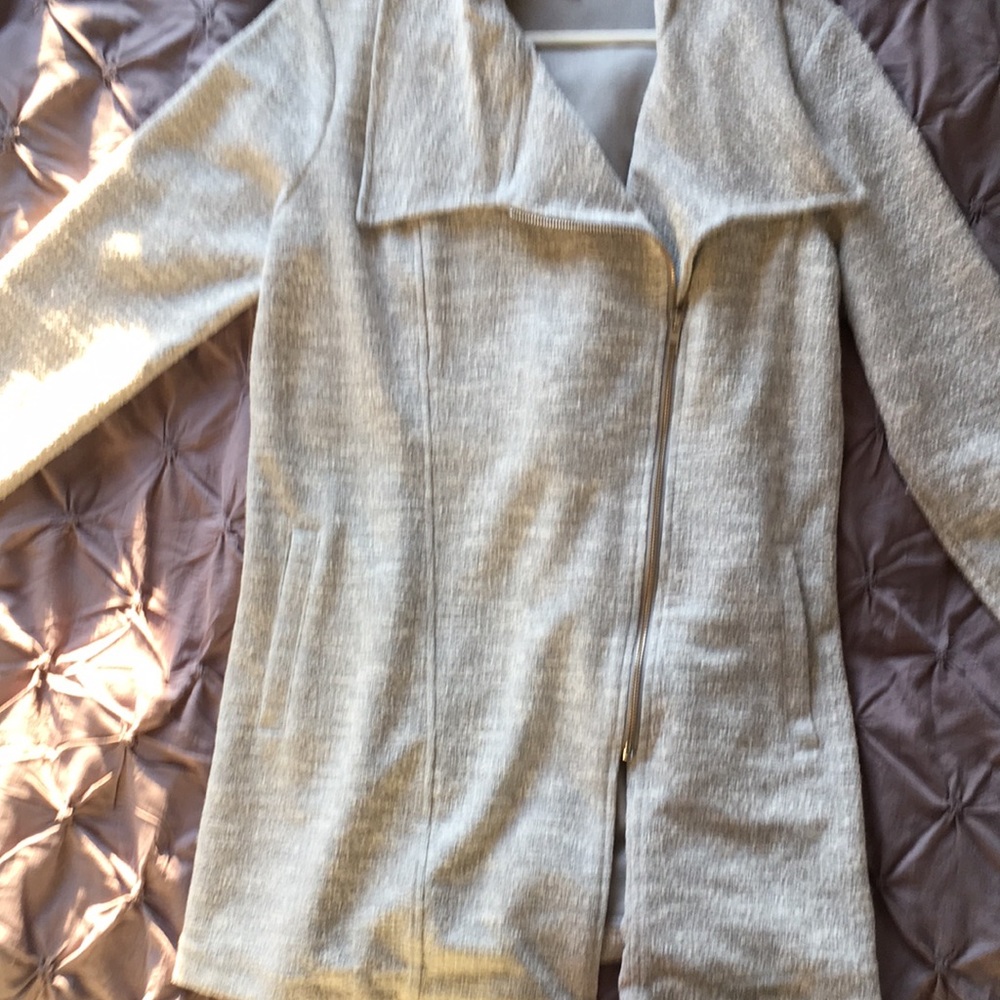 Banana Republic wide lapel side zip jacket